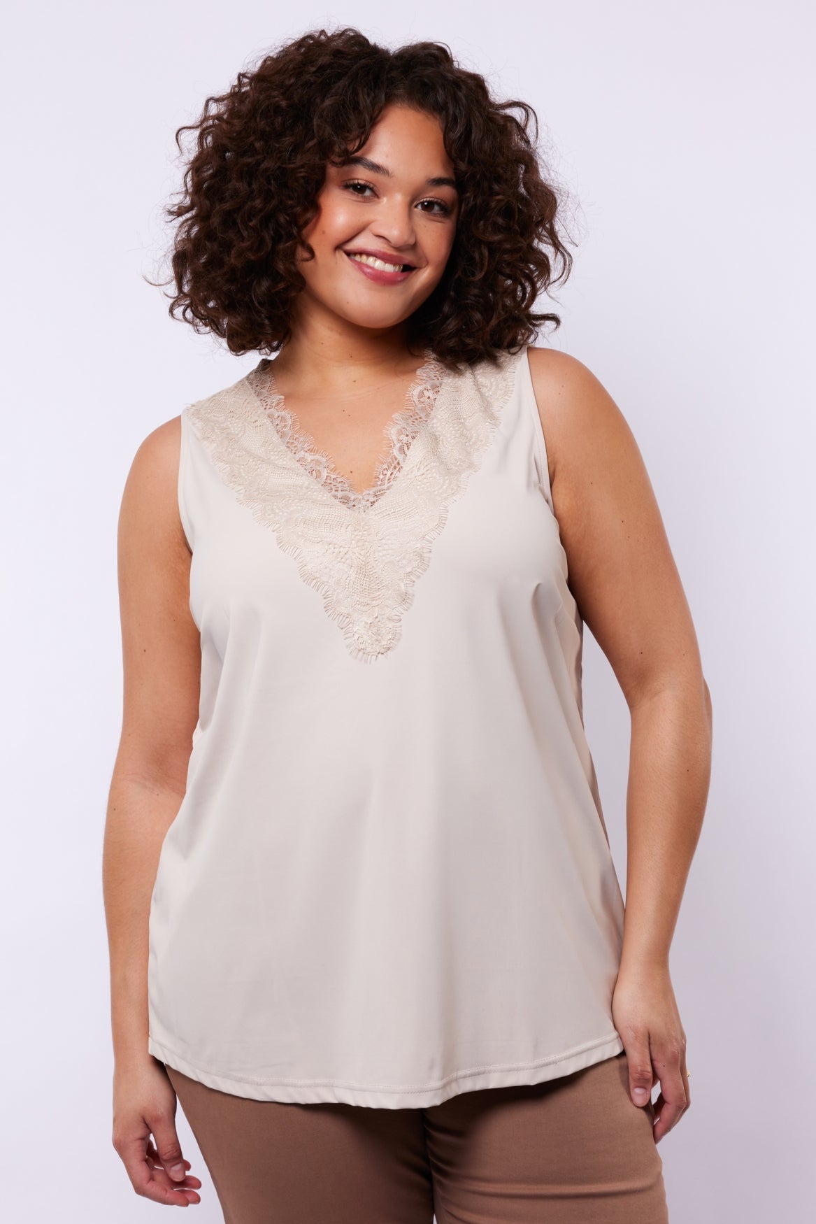 Exxcellent Elsa top Bruin - OAK Fashion Noordwolde