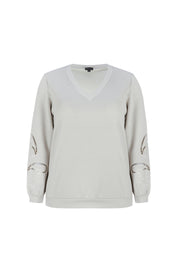 Fiene sweater Bruin - OAK Fashion Noordwolde