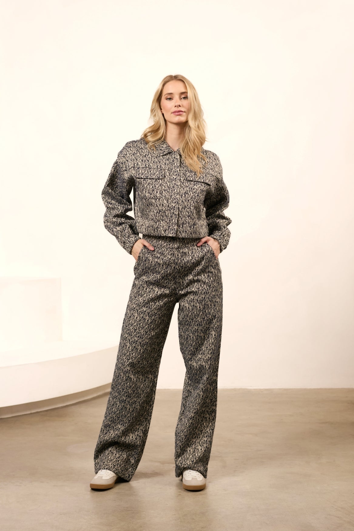 Lofty Manner Jacket Eleanor Blauw - OAK Fashion Noordwolde