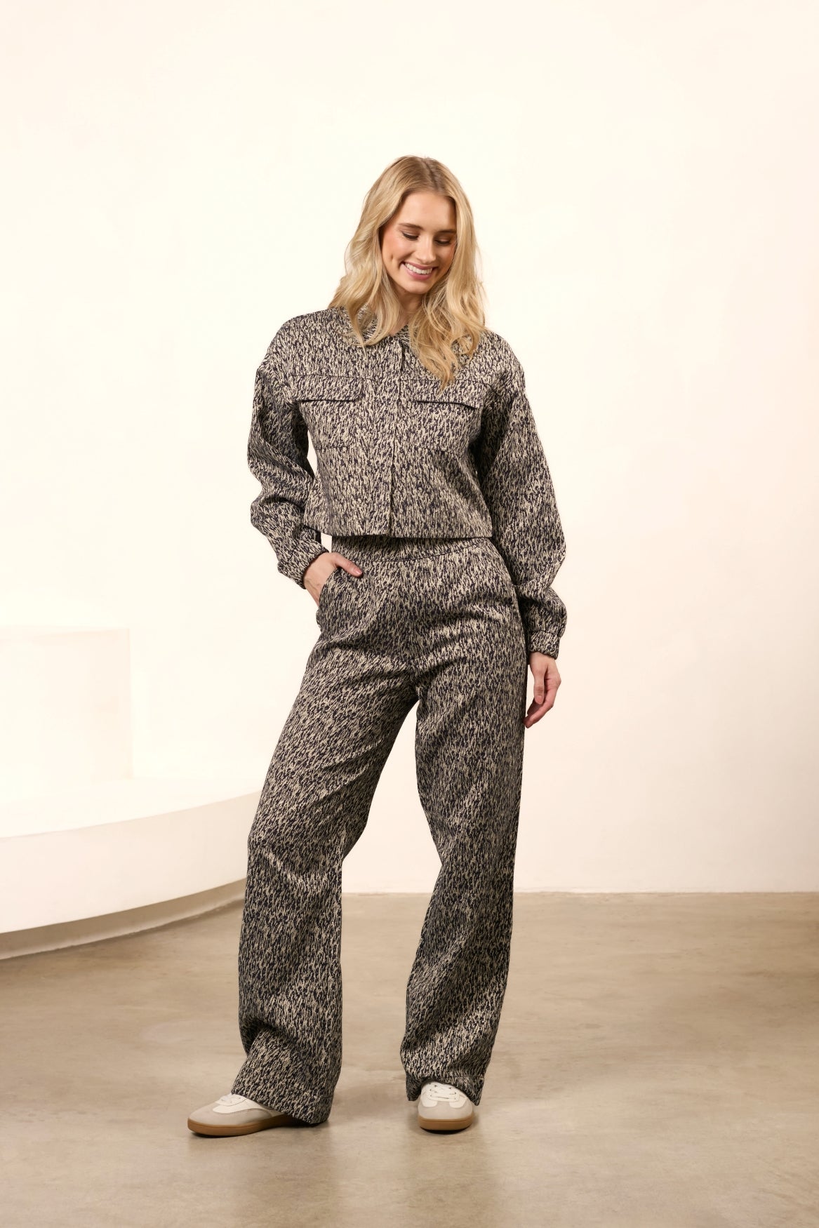 Lofty Manner Jacket Eleanor Blauw - OAK Fashion Noordwolde