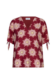 Lofty Manner Blouse Elowen Rood - OAK Fashion Noordwolde