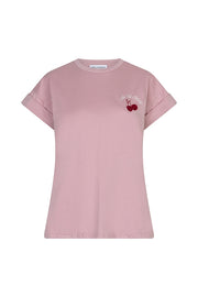 Lofty Manner T-shirt Nyella Roze - OAK Fashion Noordwolde