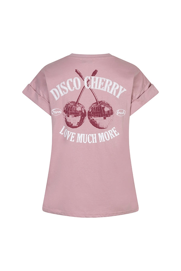 Lofty Manner T-shirt Nyella Roze - OAK Fashion Noordwolde