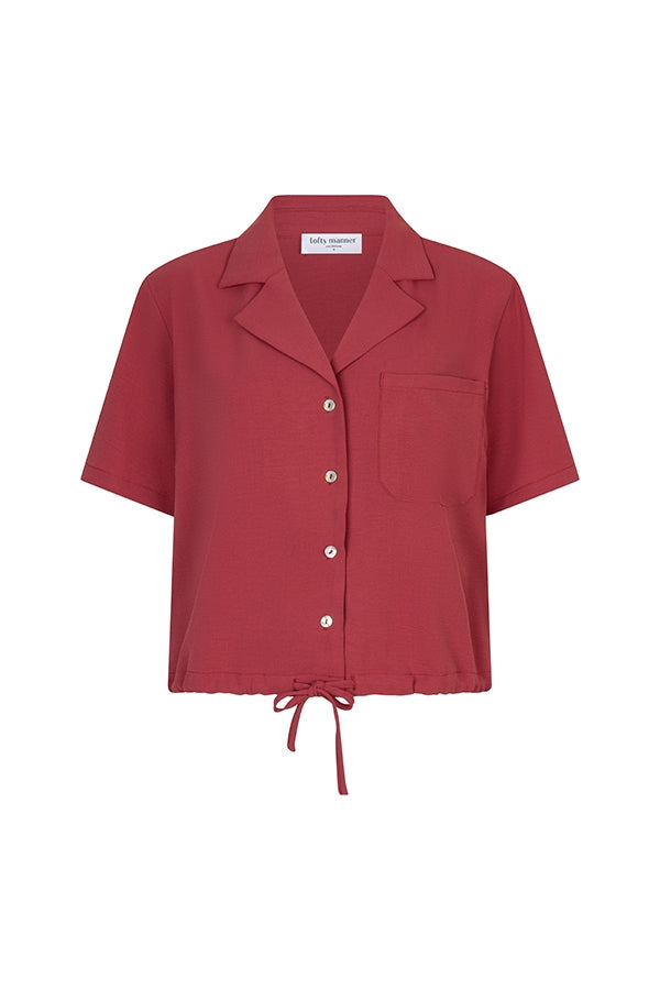 Lofty Manner Top Zelie Rood - OAK Fashion Noordwolde