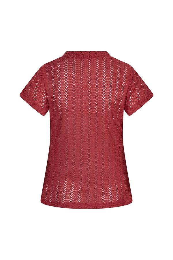 Lofty Manner Top Isley Rood - OAK Fashion Noordwolde