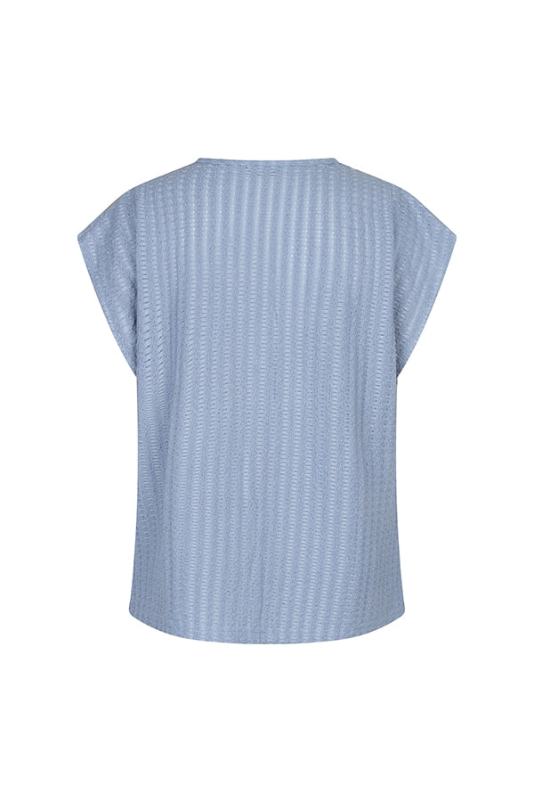 Lofty Manner Top Elian Blauw - OAK Fashion Noordwolde