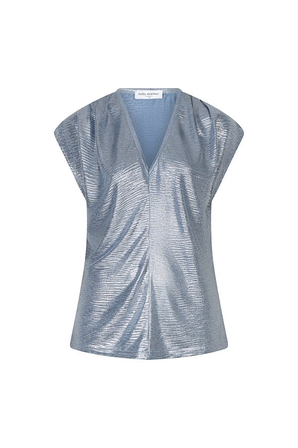 Lofty Manner Top Elian Blauw - OAK Fashion Noordwolde