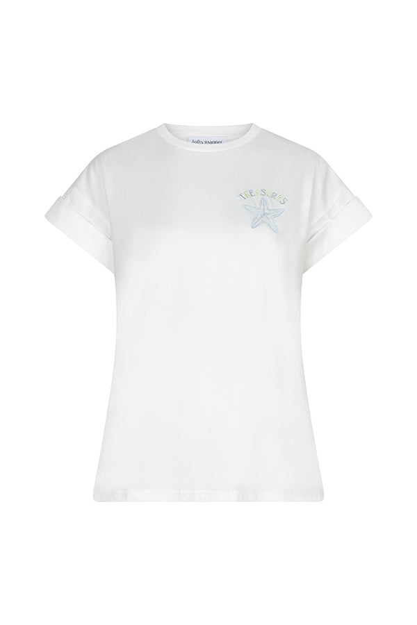 Lofty Manner T-Shirt Ches Wit - OAK Fashion Noordwolde