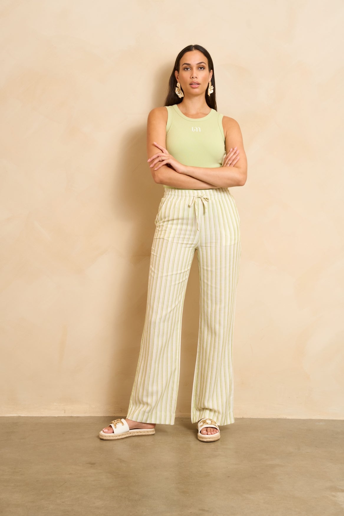 Lofty Manner Top Saela Groen - OAK Fashion Noordwolde