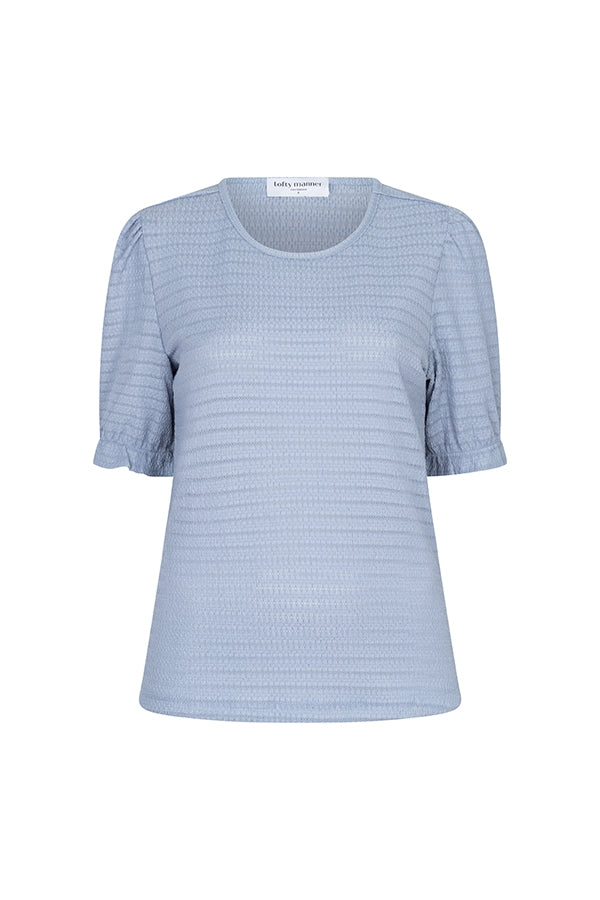 Lofty Manner Top Jules Blauw - OAK Fashion Noordwolde