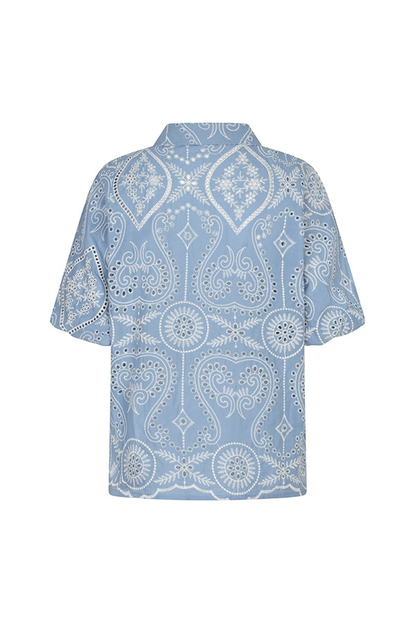 Lofty Manner Blouse Marianne Blauw - OAK Fashion Noordwolde