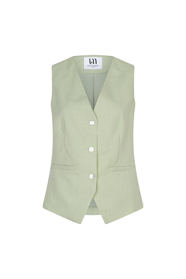 Lofty Manner Gilet Shirin Groen - OAK Fashion Noordwolde
