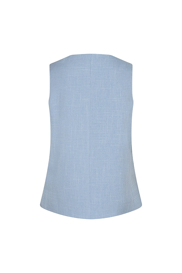 Lofty Manner Gilet Shirin Blauw - OAK Fashion Noordwolde