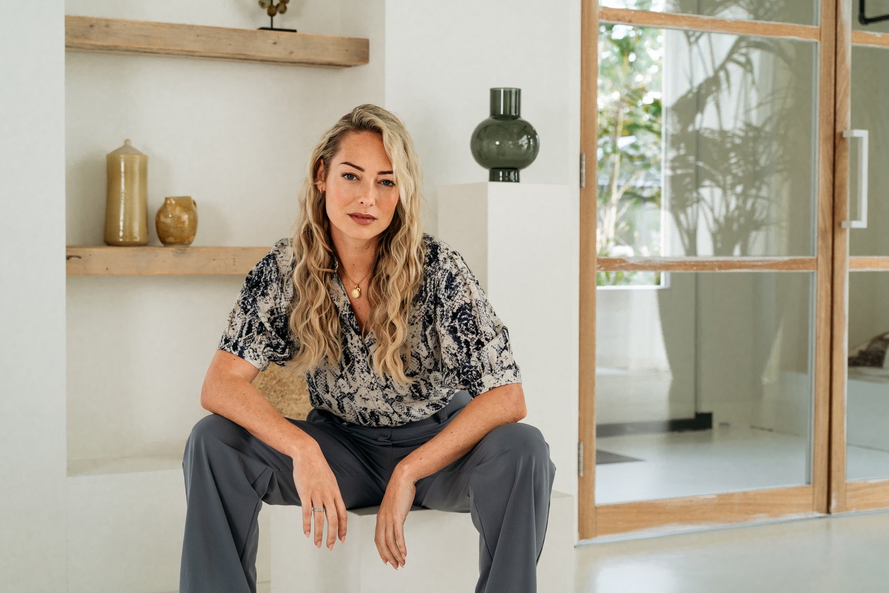 &Co Woman PAULIEN TRAVEL Blauw - OAK Fashion Noordwolde