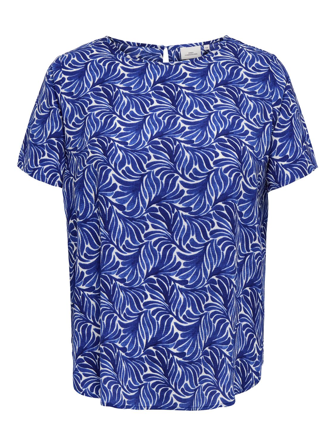 Carmakoma Top Carvica Blauw - OAK Fashion Noordwolde