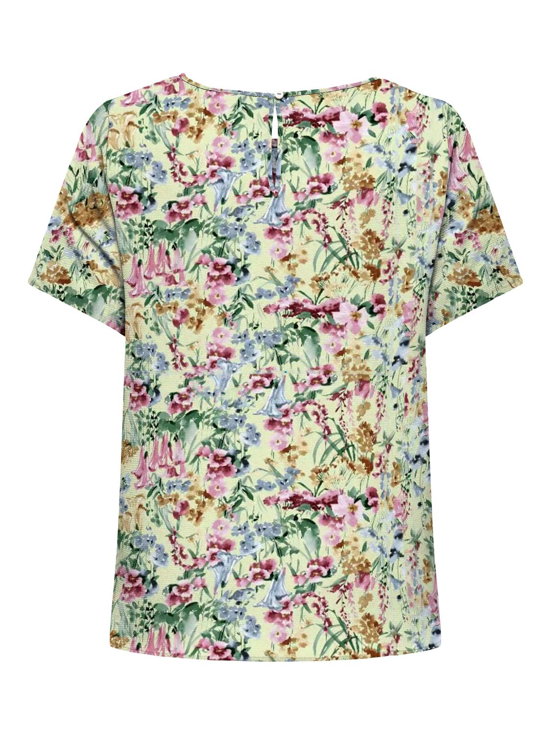 Carmakoma CARVICA S/S TOP WVN NOOS Wit - OAK Fashion Noordwolde