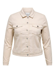 Carmakoma Denimjack Colour Carwespa Bruin - OAK Fashion Noordwolde
