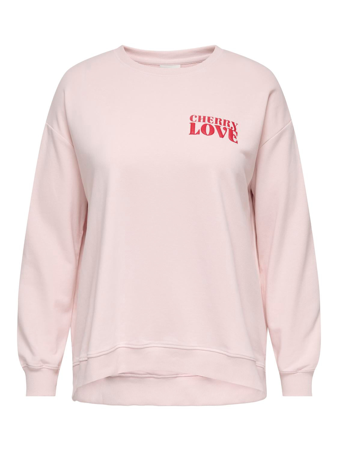 Carmakoma CARDITTEMARIE L/S O-NECK SWEAT JRS Paars - OAK Fashion Noordwolde