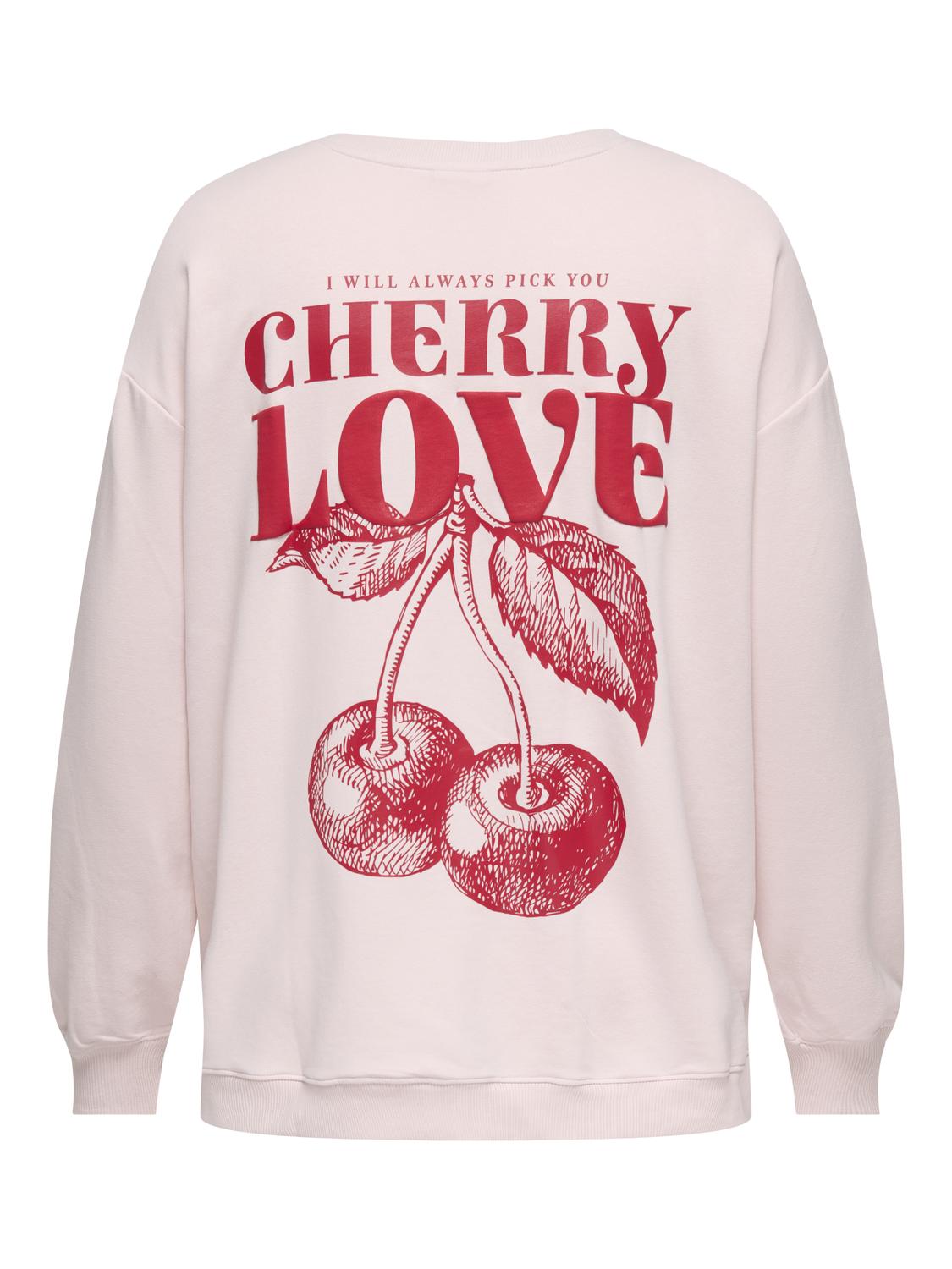 Carmakoma CARDITTEMARIE L/S O-NECK SWEAT JRS Paars - OAK Fashion Noordwolde