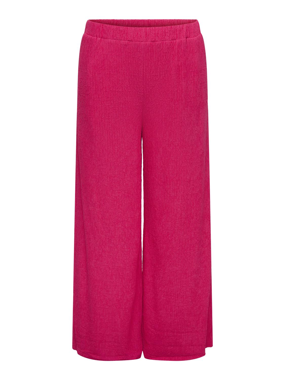 Carmakoma CARREINA STRUCTURE PANT JRS Roze - OAK Fashion Noordwolde