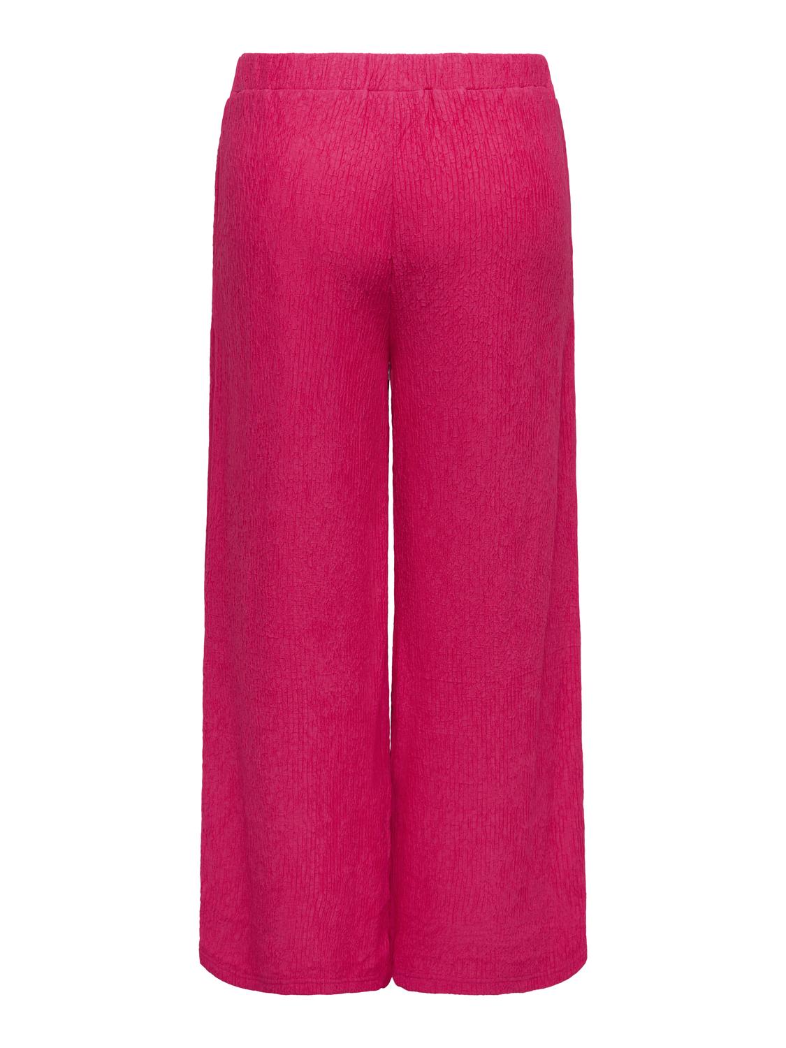 Carmakoma CARREINA STRUCTURE PANT JRS Roze - OAK Fashion Noordwolde