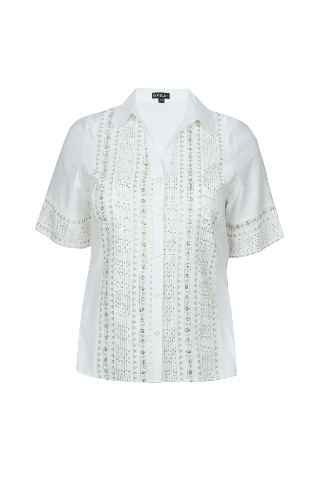 Exxcellent Blouse Bexley Wit - OAK Fashion Noordwolde