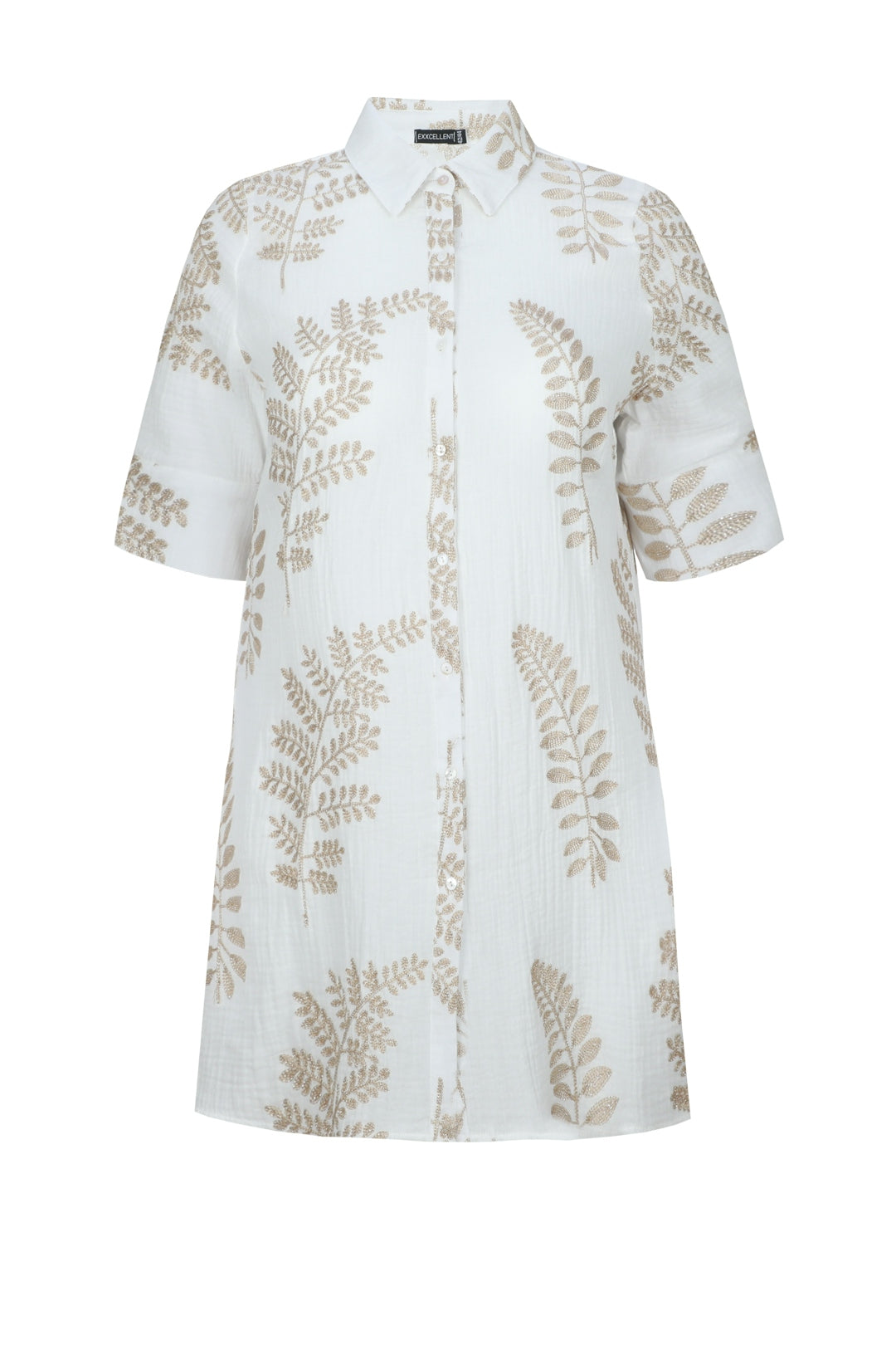 Exxcellent Tuniek Evera Wit - OAK Fashion Noordwolde