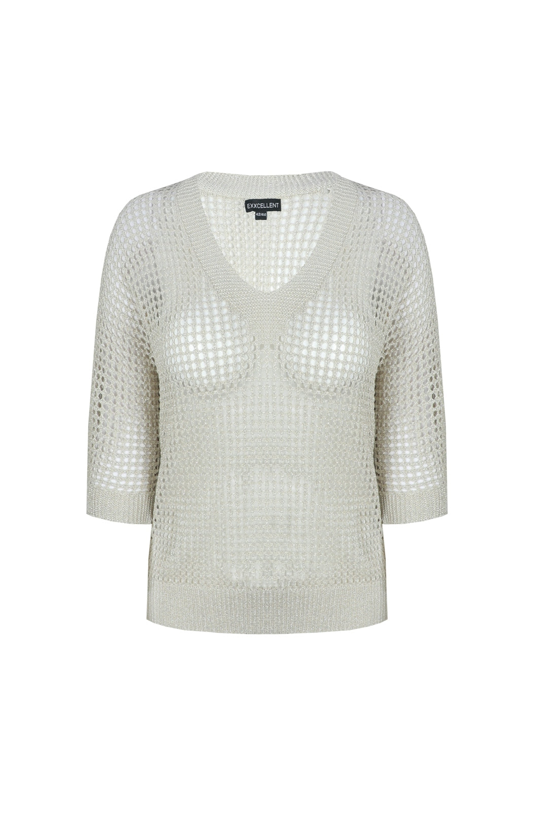 Exxcellent Pullover Lyanna Bruin - OAK Fashion Noordwolde