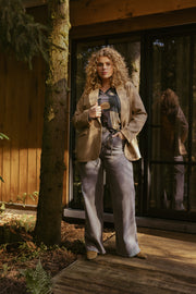 Kristen blazer Bruin - OAK Fashion Noordwolde