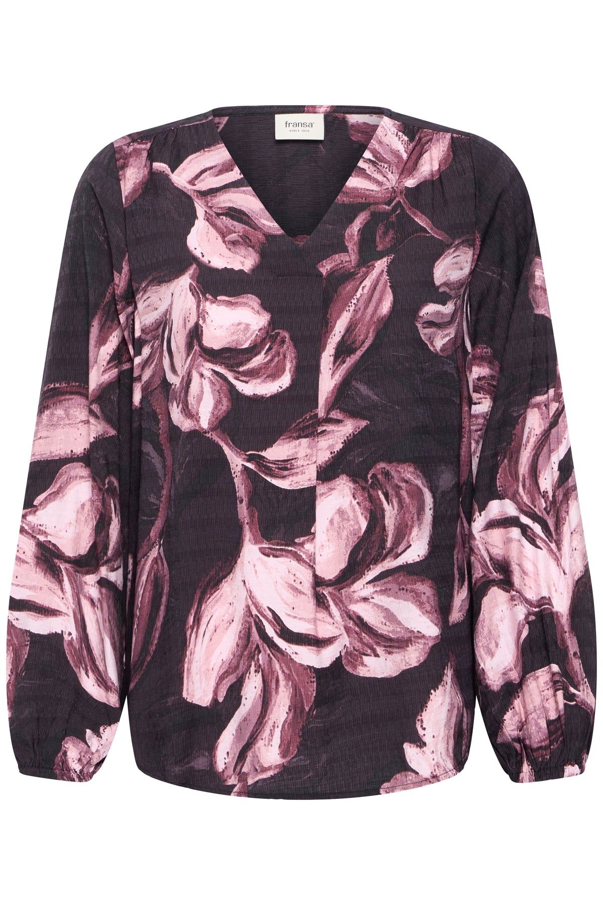 Fransa FRARIANA BL 4 HP FLORAL PEACHSKIN - OAK Fashion Noordwolde