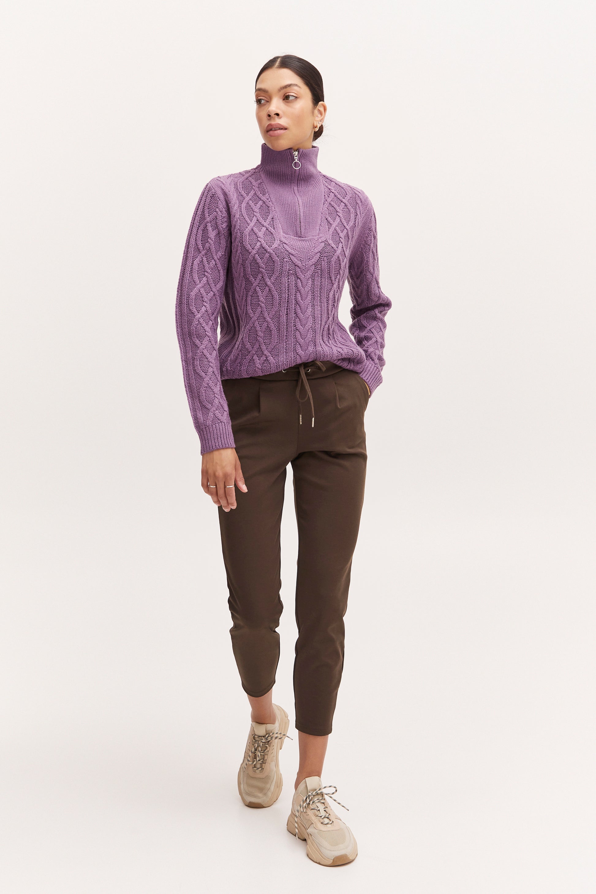 B. Young RIZETTA CROP PANTS Java - OAK Fashion Noordwolde