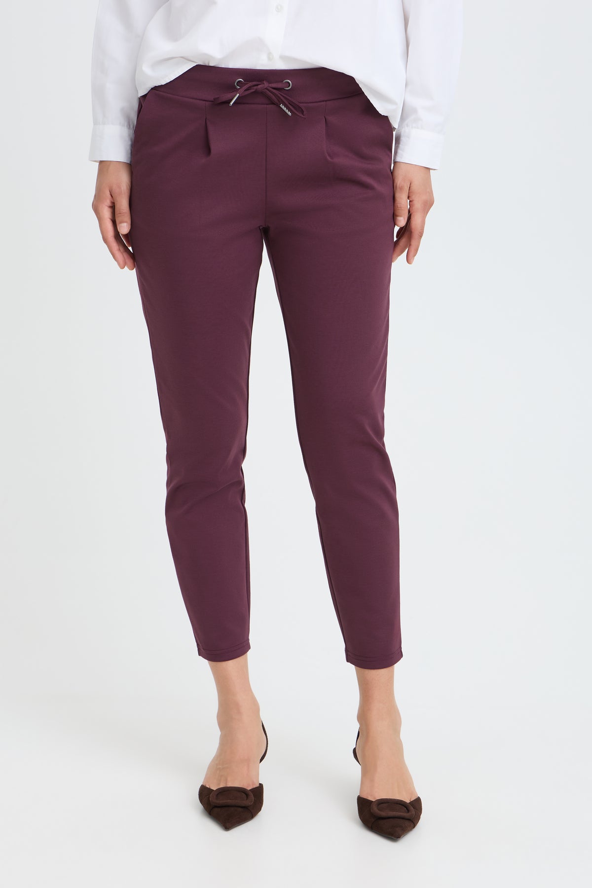 B. Young RIZETTA CROP PANTS Fig - OAK Fashion Noordwolde
