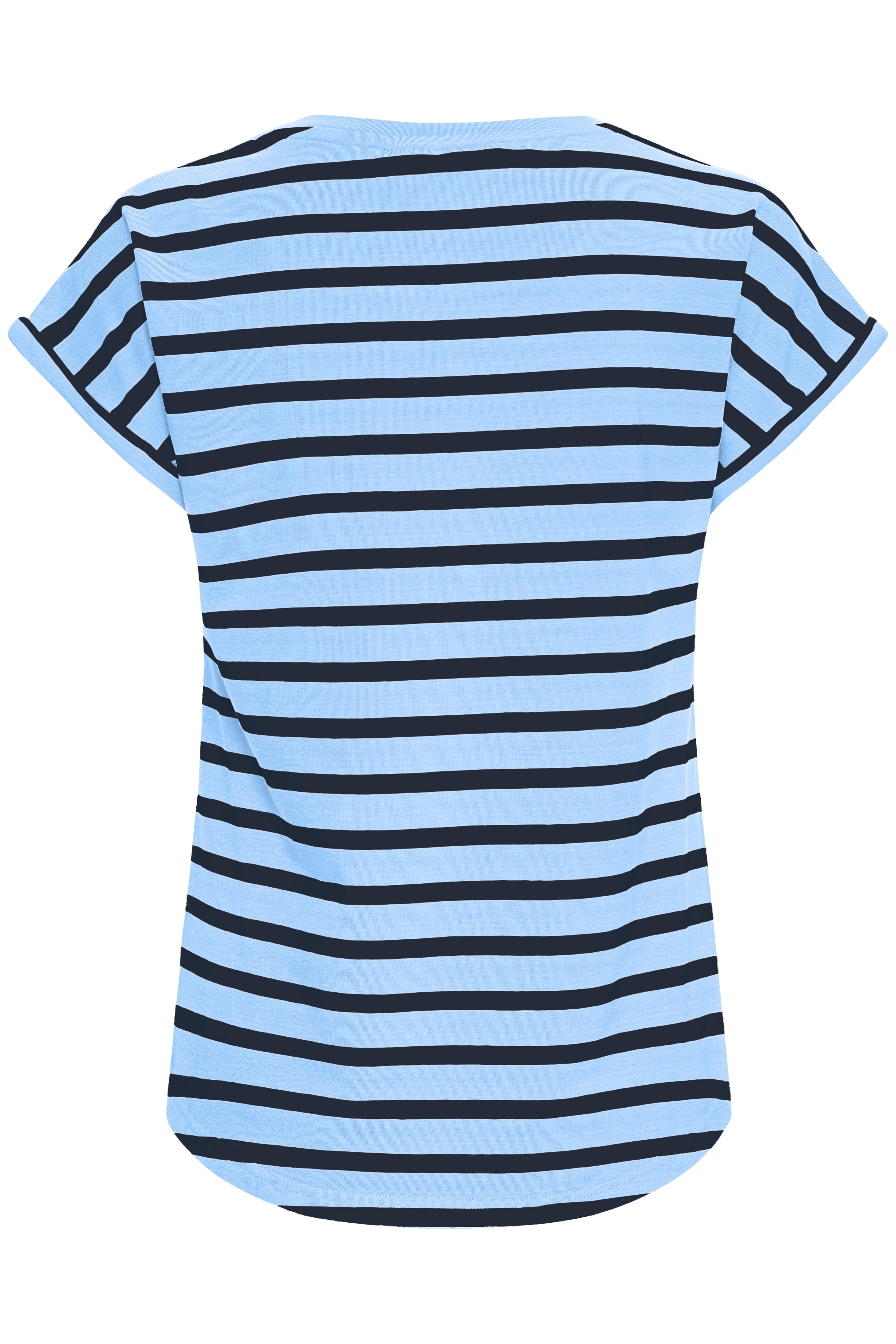 B. Young BYPAMILA ONECK TSHIRT DELLA ROBBIA BLUE STRIPE - OAK Fashion Noordwolde