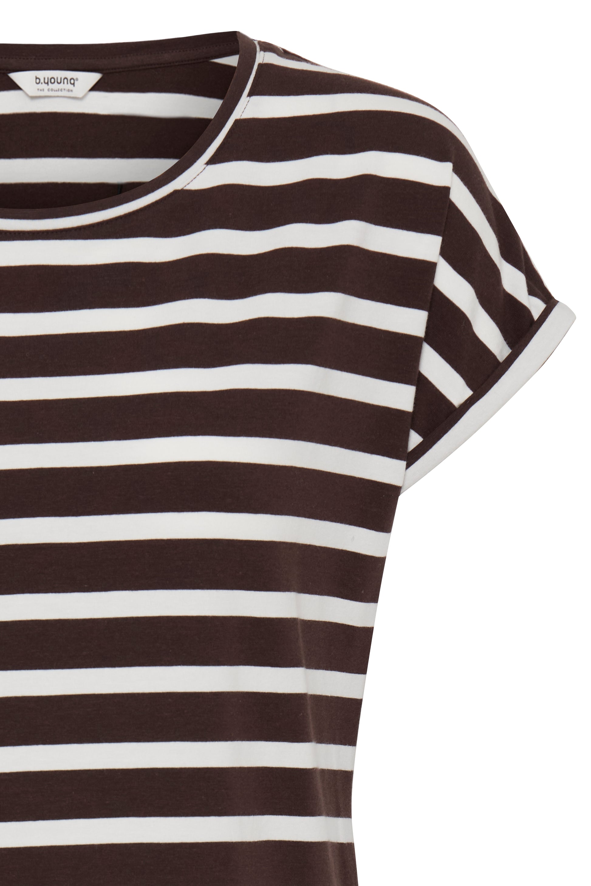 B. Young BYPAMILA ONECK TSHIRT JAVA STRIPE - OAK Fashion Noordwolde