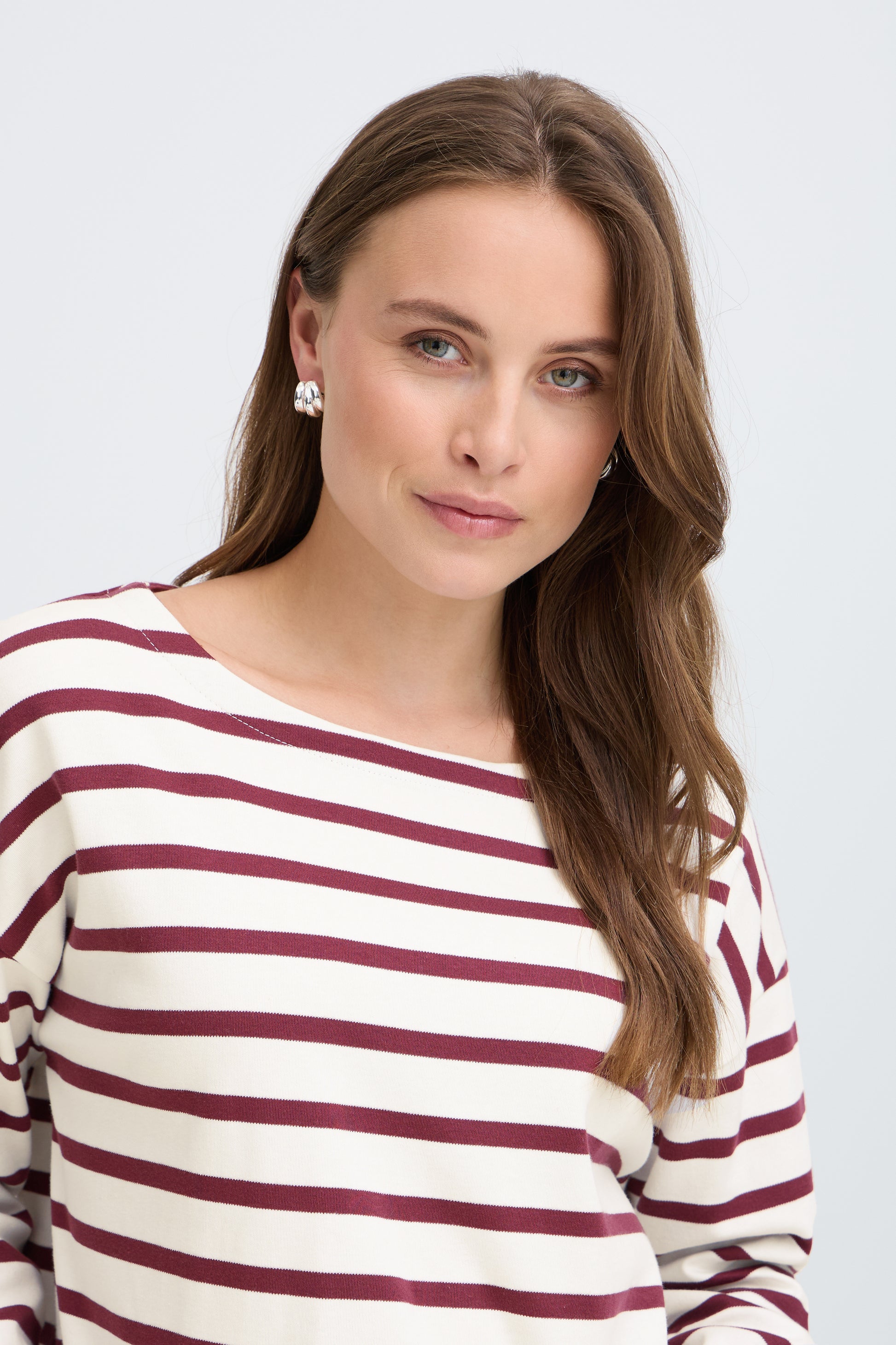 B. Young BYRAMSI PULLOVER FIG STRIPE - OAK Fashion Noordwolde