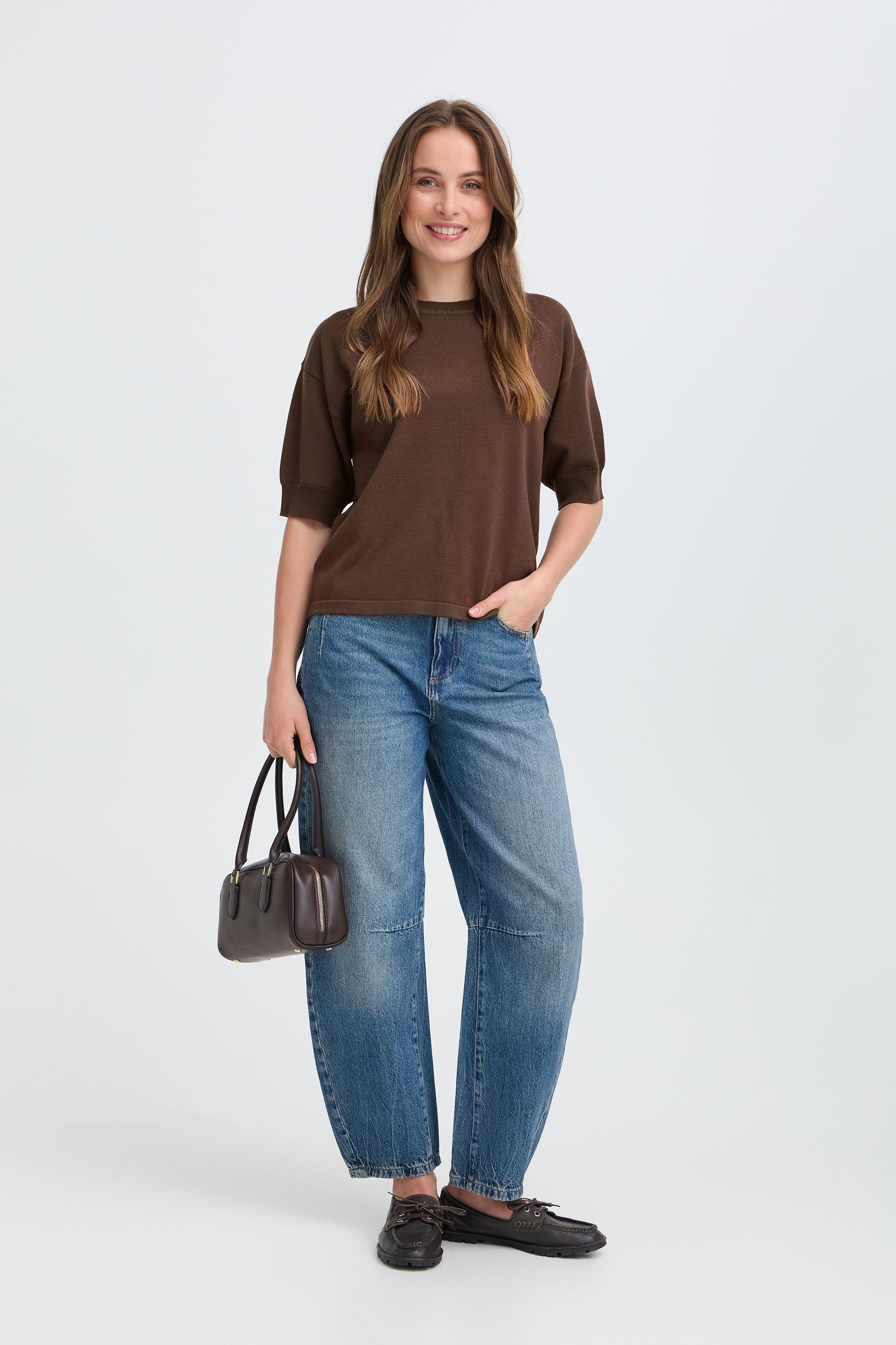 B. Young BYMMORLA TSHIRT Java - OAK Fashion Noordwolde