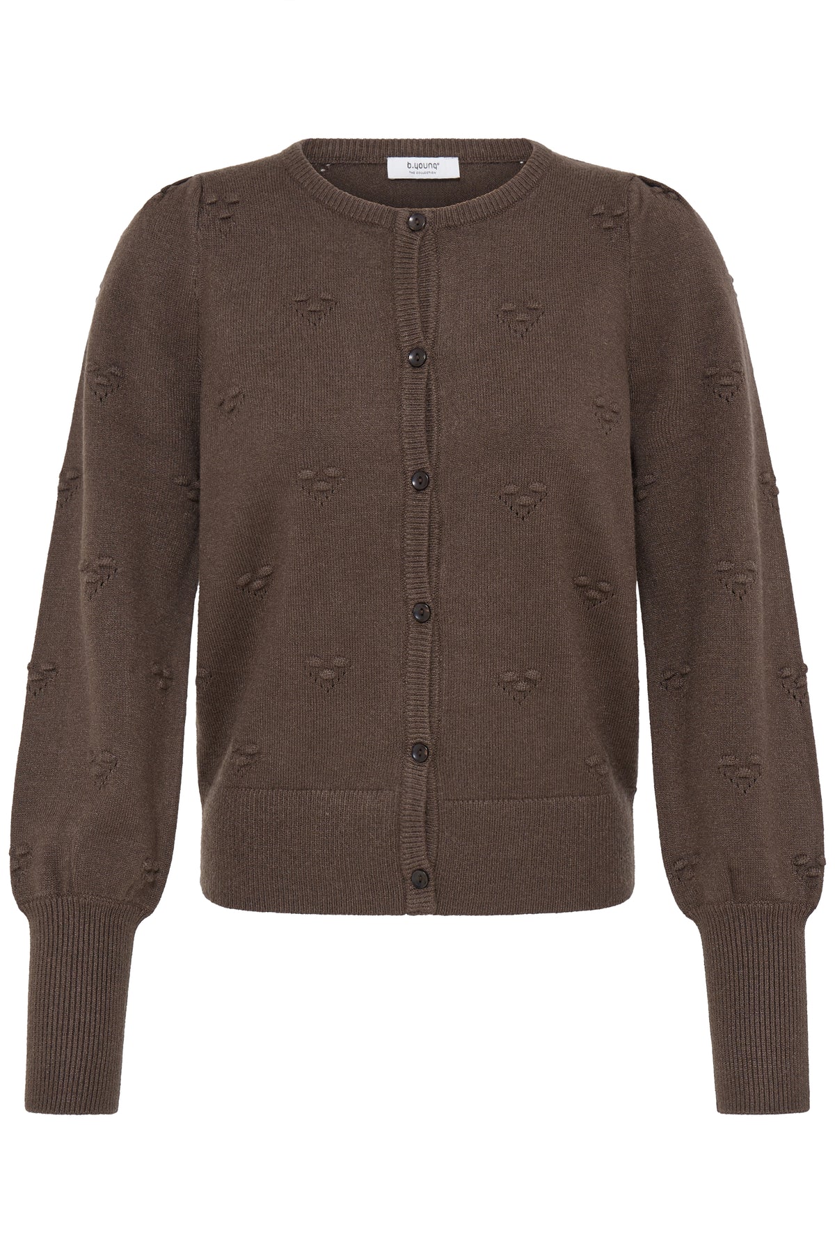 B. Young BYMANINA STRUCTURE CARDIGAN Java Melange - OAK Fashion Noordwolde