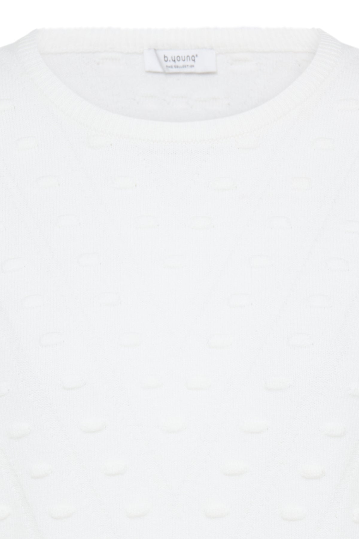 B. Young BYMANINA STRUCTURE JUMPER Marshmallow - OAK Fashion Noordwolde