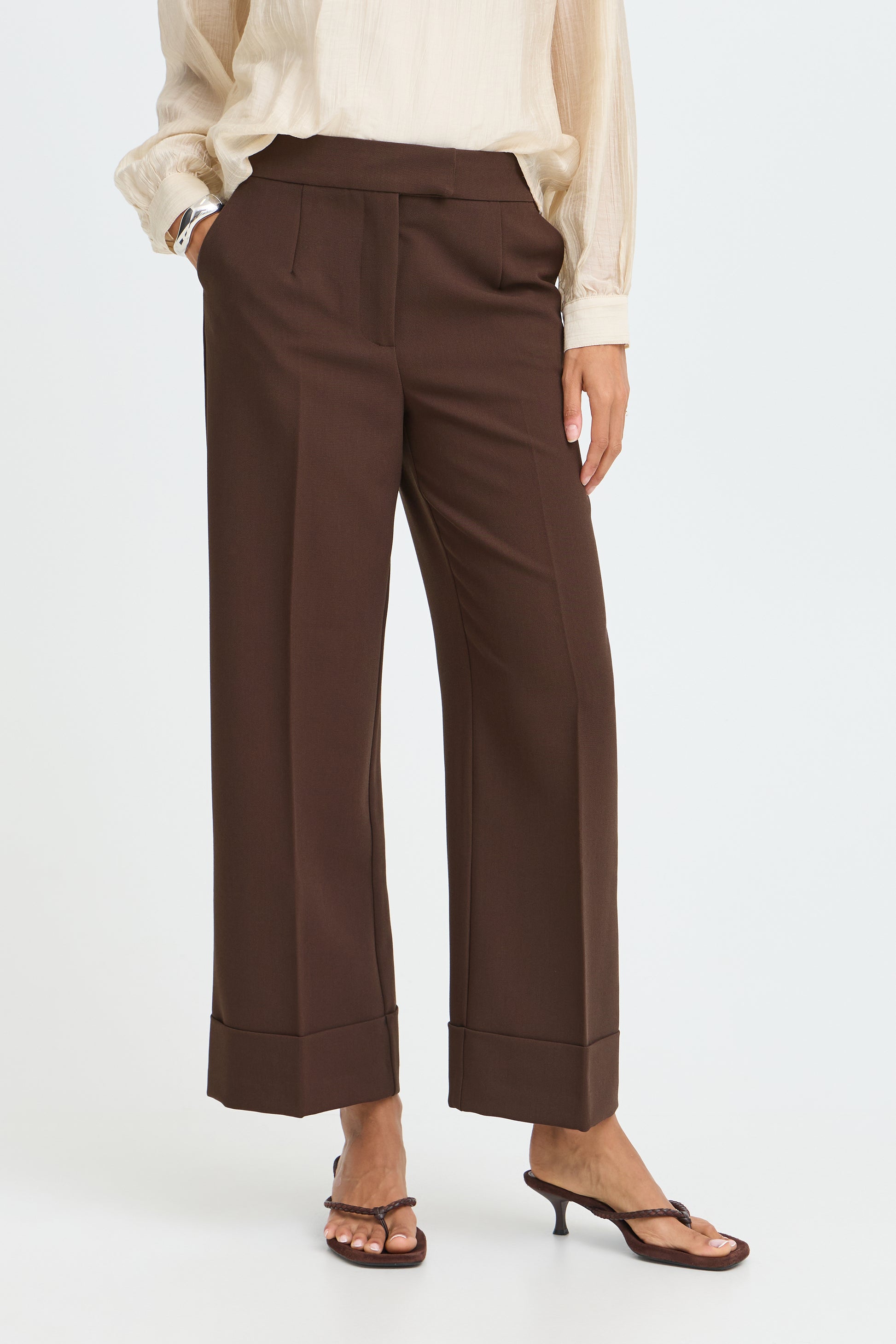 B. Young BYDENOA CUFF PANTS Java - OAK Fashion Noordwolde