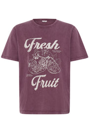 B. Young BYSOLKO FRUITY TSHIRT Fig - OAK Fashion Noordwolde