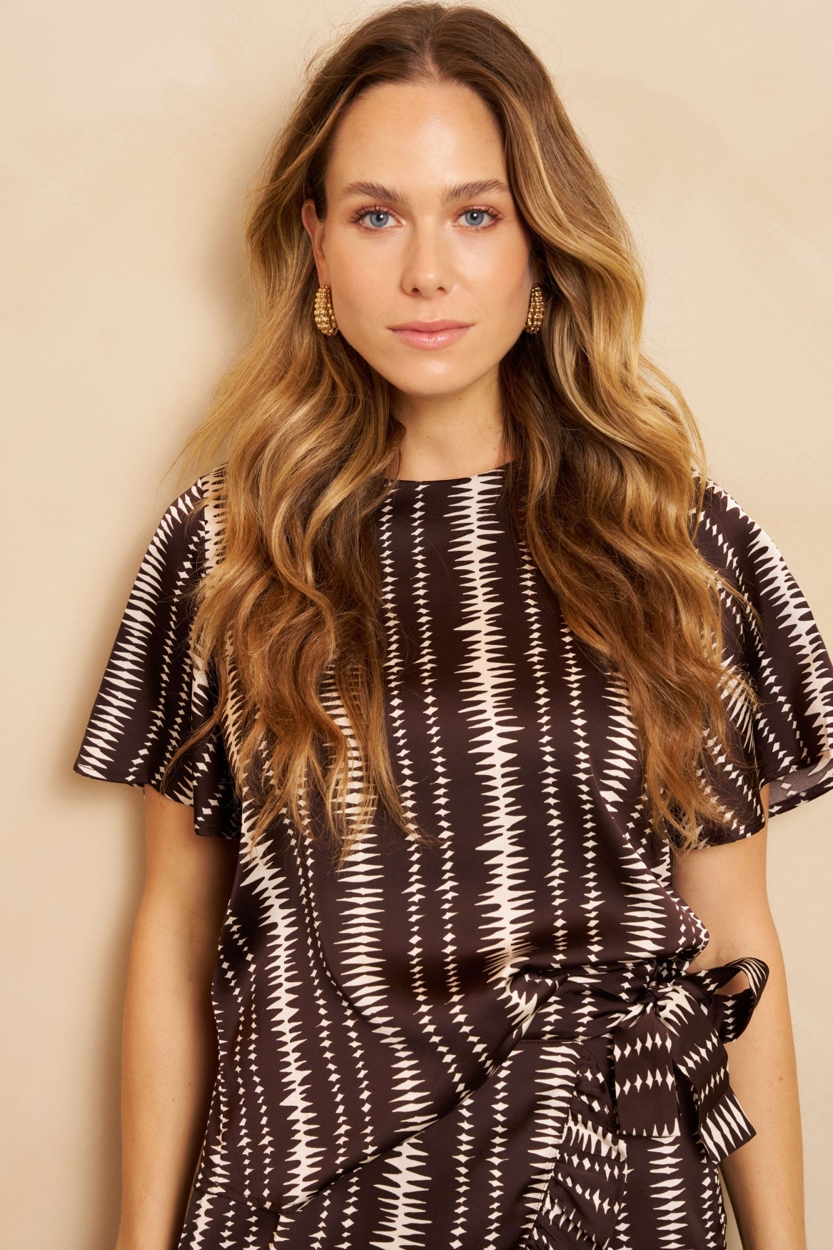 Lofty Manner Blouse Sami Bruin - OAK Fashion Noordwolde