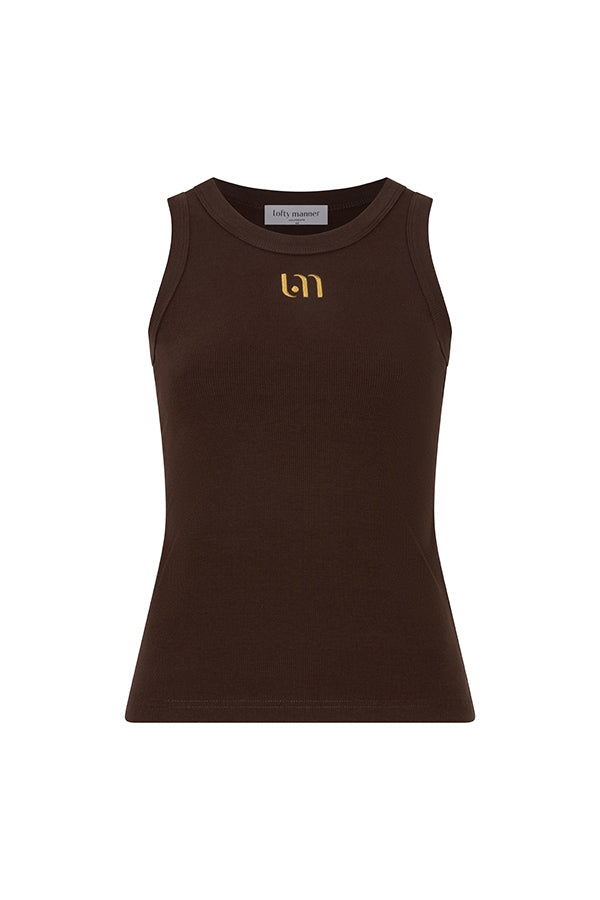 Lofty Manner Top Esra Bruin - OAK Fashion Noordwolde