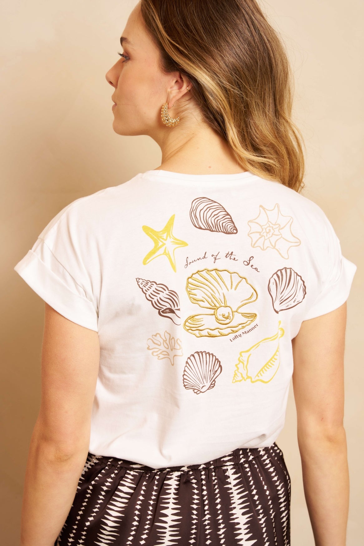 Lofty Manner T-shirt Nora Wit - OAK Fashion Noordwolde
