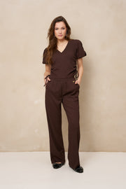 Lofty Manner Trouser Mea Bruin - OAK Fashion Noordwolde