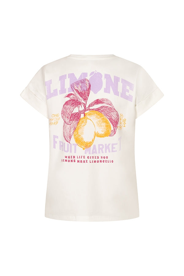 Lofty Manner T-shirt Valerie Wit - OAK Fashion Noordwolde