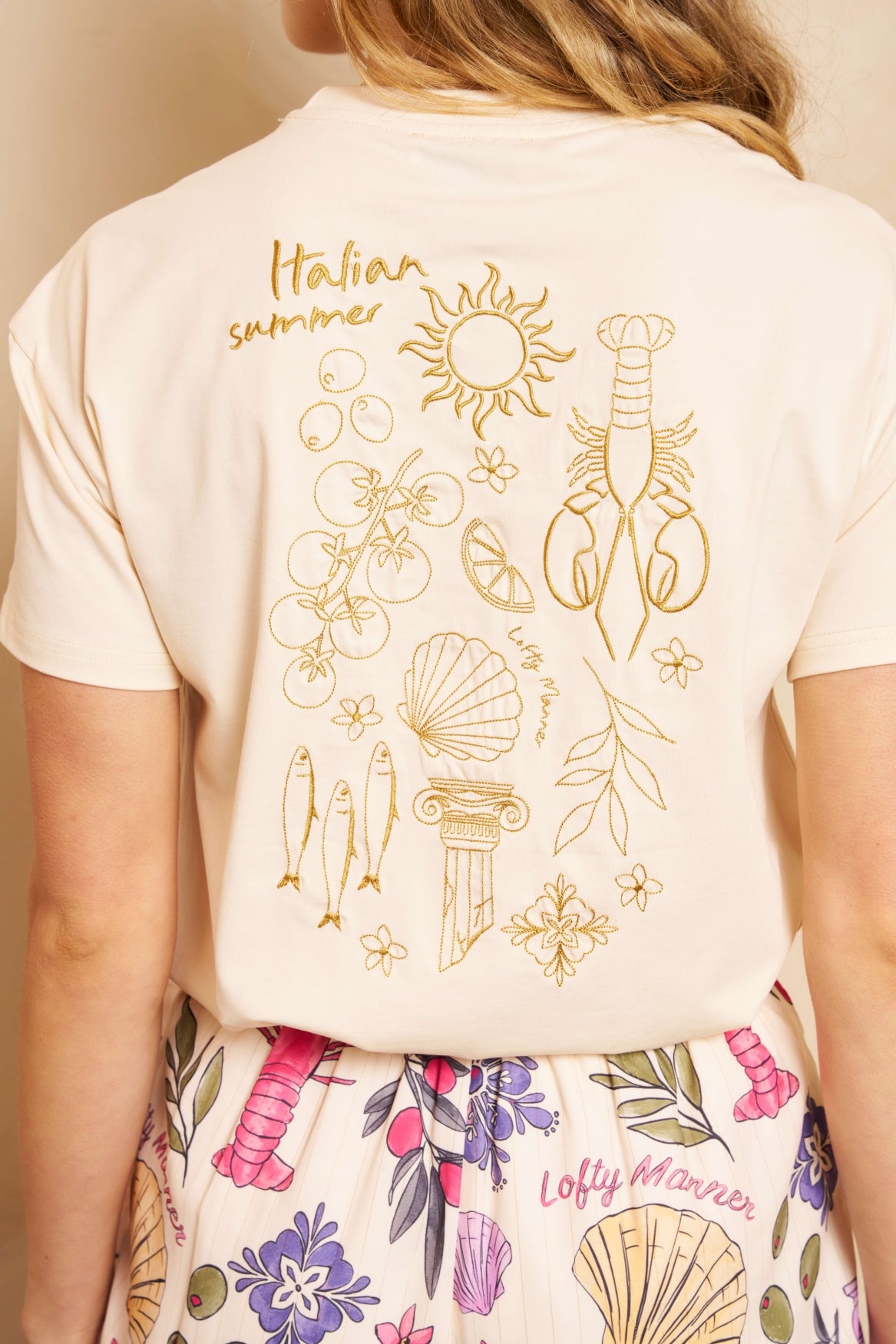 Lofty Manner T-shirt Vicky Wit - OAK Fashion Noordwolde