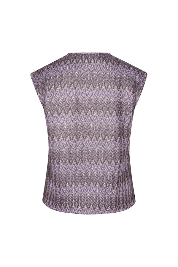 Lofty Manner Top Tessa Paars - OAK Fashion Noordwolde