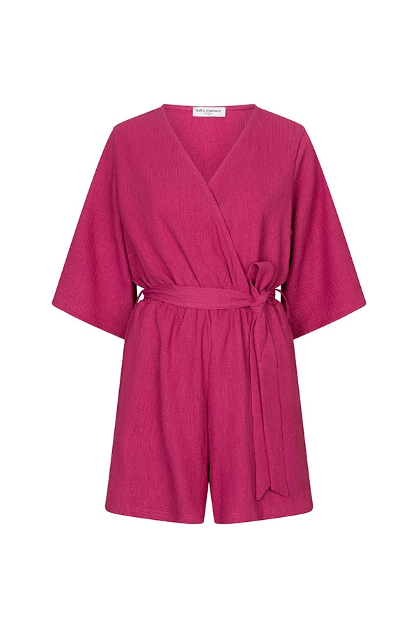 Lofty Manner Playsuit Cassie Paars - OAK Fashion Noordwolde