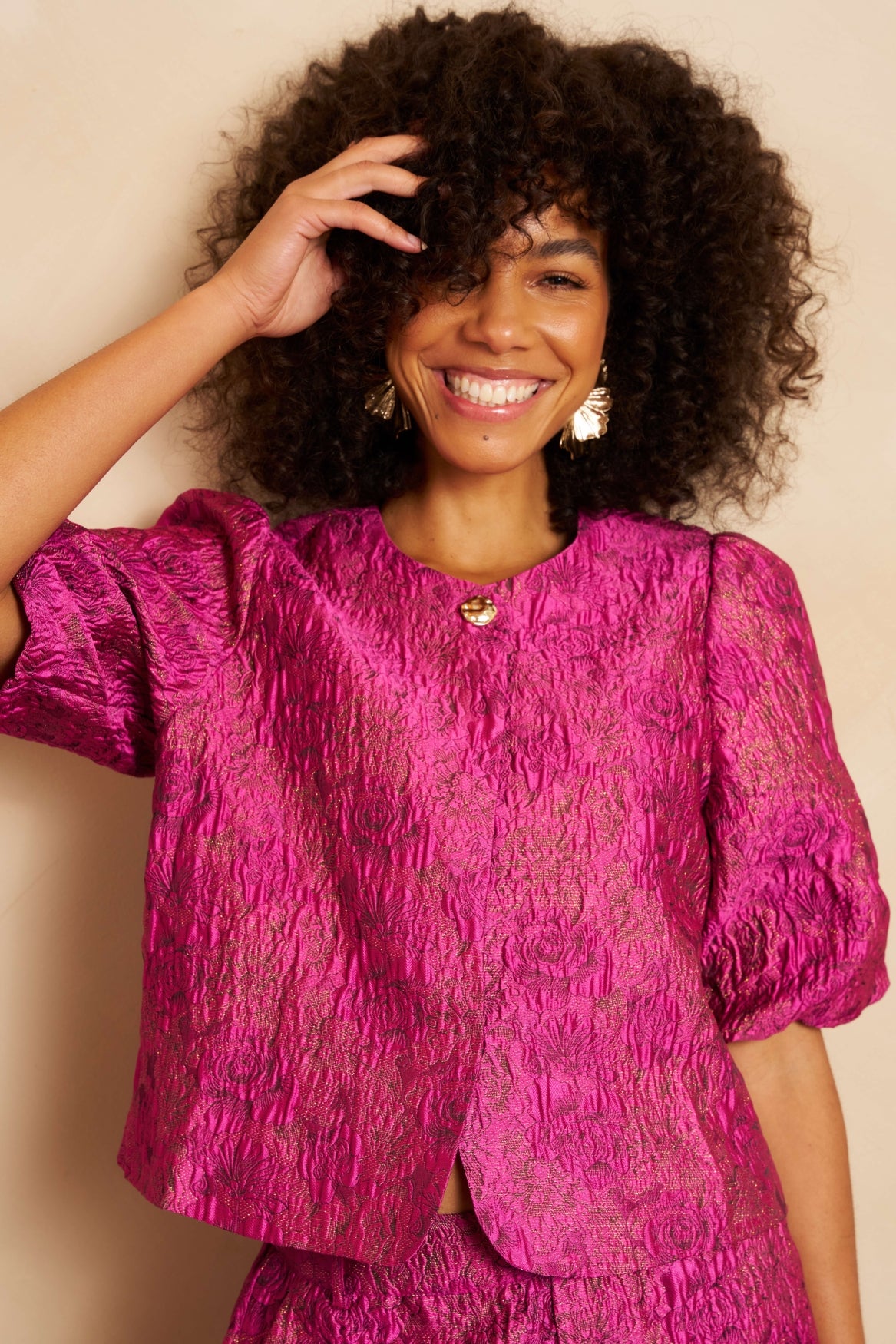 Lofty Manner Jacket Gianna Paars - OAK Fashion Noordwolde