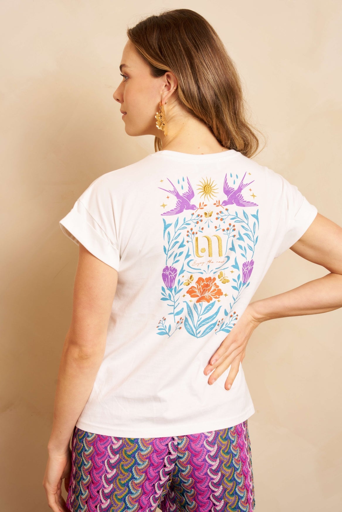 Lofty Manner T-shirt Raiza Wit - OAK Fashion Noordwolde